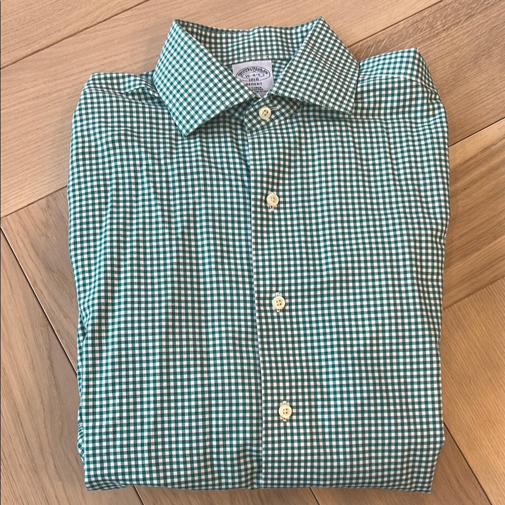 Brooks Brothers Green Casual Button Down Shirt